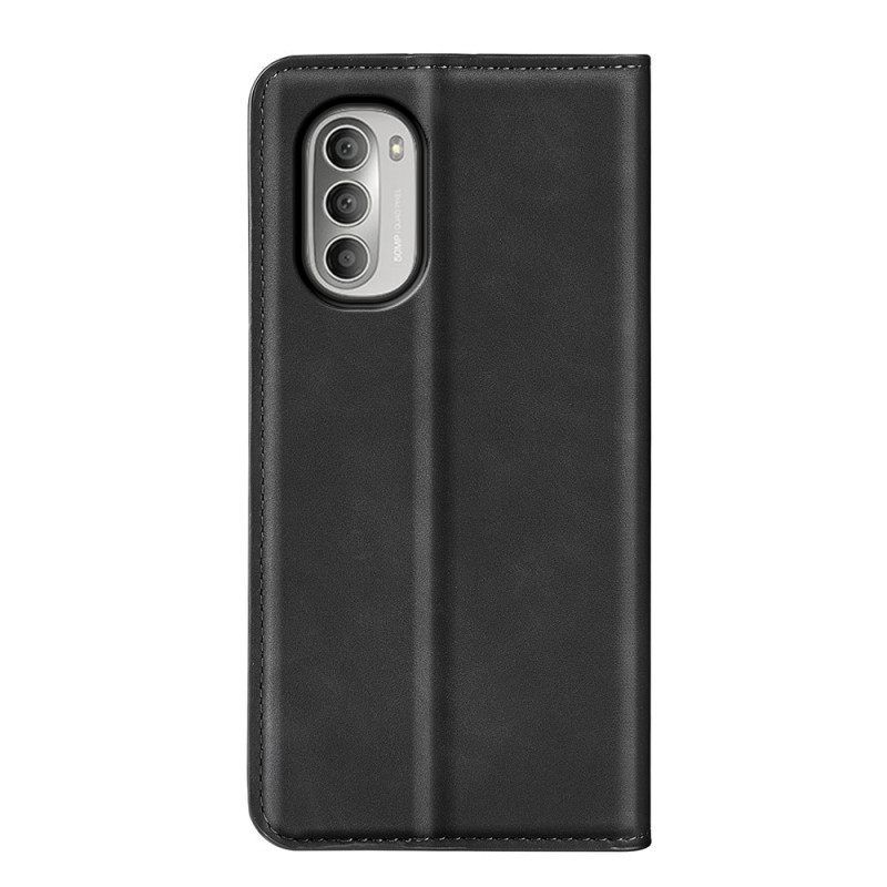 θηκη κινητου Moto G51 5G Θήκη Flip Εφέ Silk Soft Leather